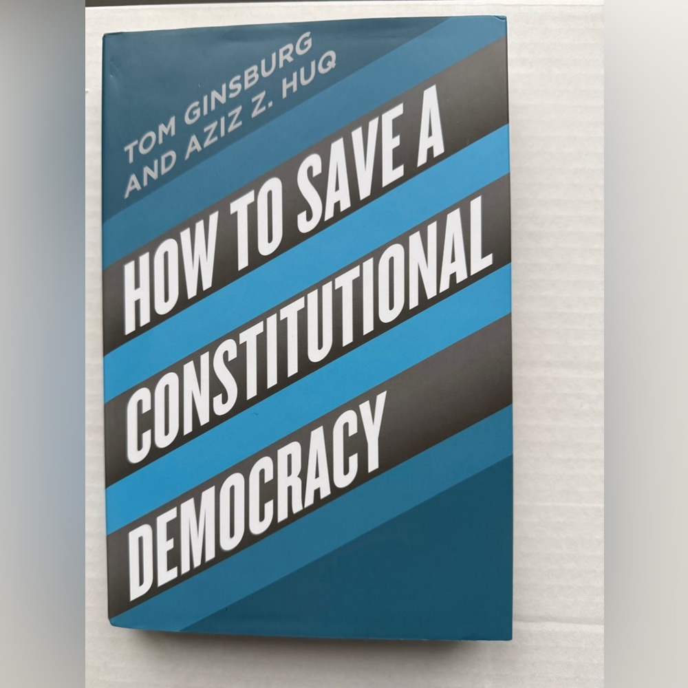 How to Save a Constitutional Democracy Book